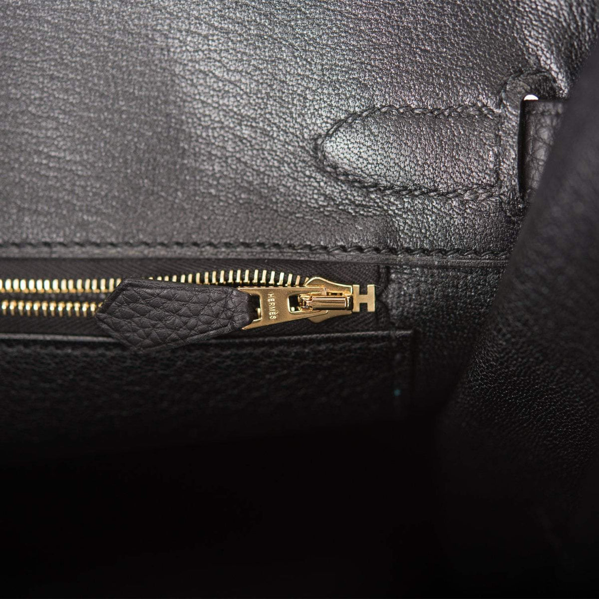 Hermes Birkin 30 Black Togo Gold Hardware Hermes
