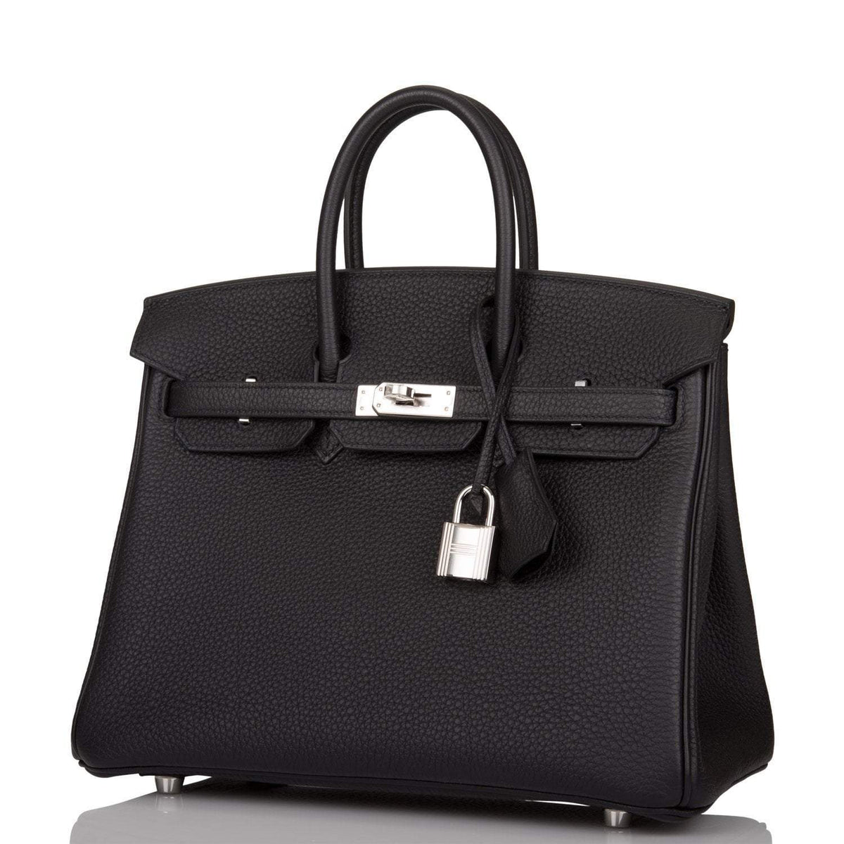 Hermes Black Togo Birkin 25cm Palladium Hardware BagAg