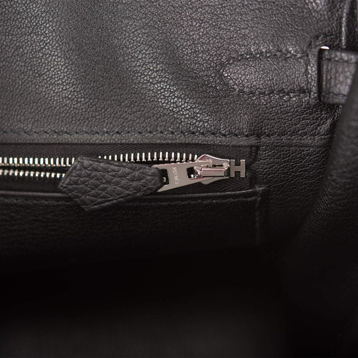 Hermes Black Togo Birkin 25cm Palladium Hardware BagAg
