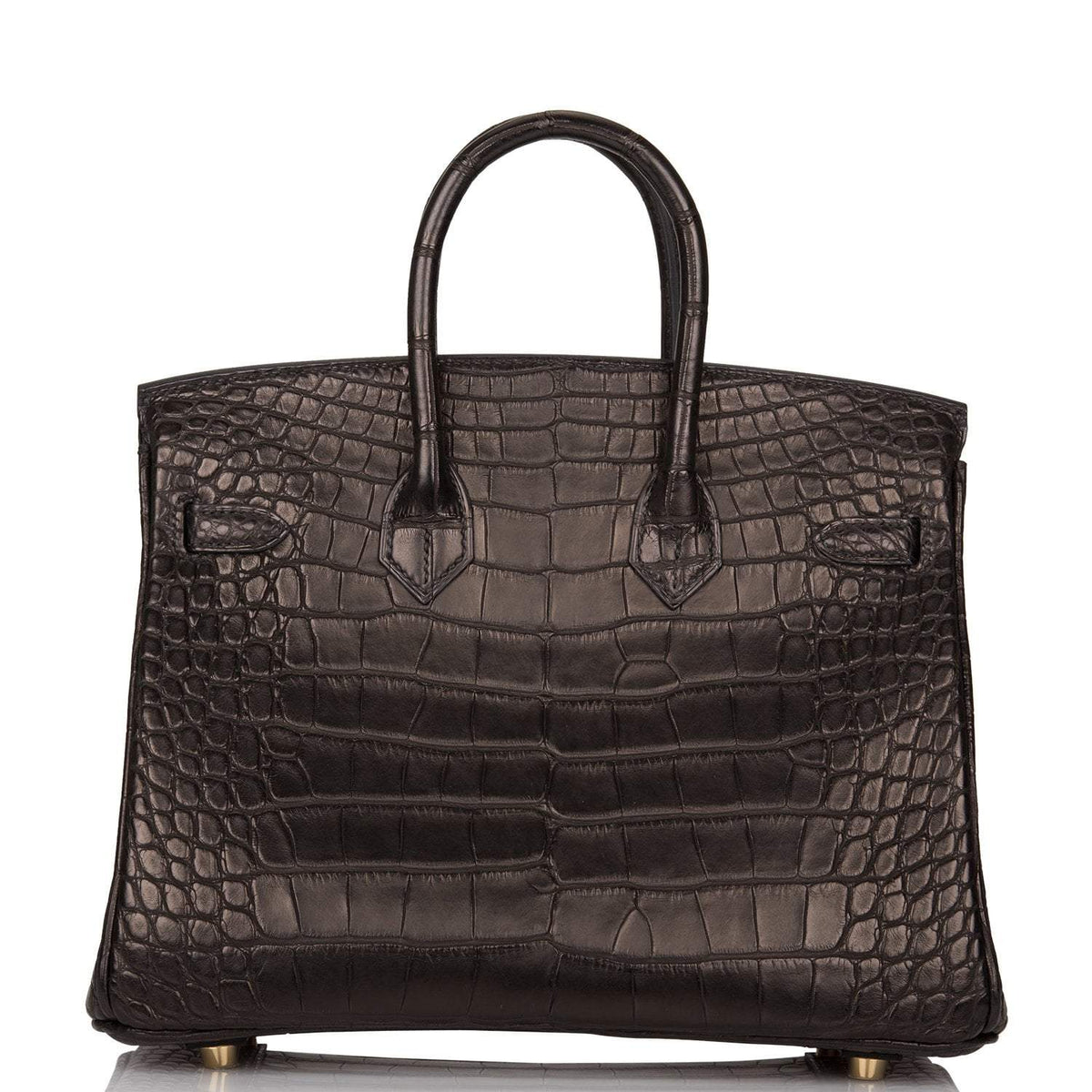 Hermes Birkin Black Matte Gold Hardware Woman BagAg