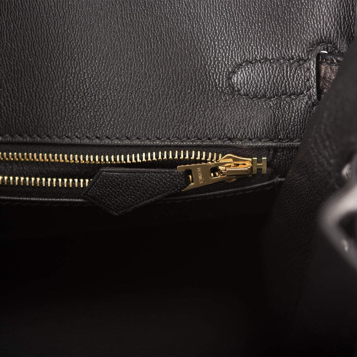 Hermes Birkin Black Matte Gold Hardware Woman BagAg