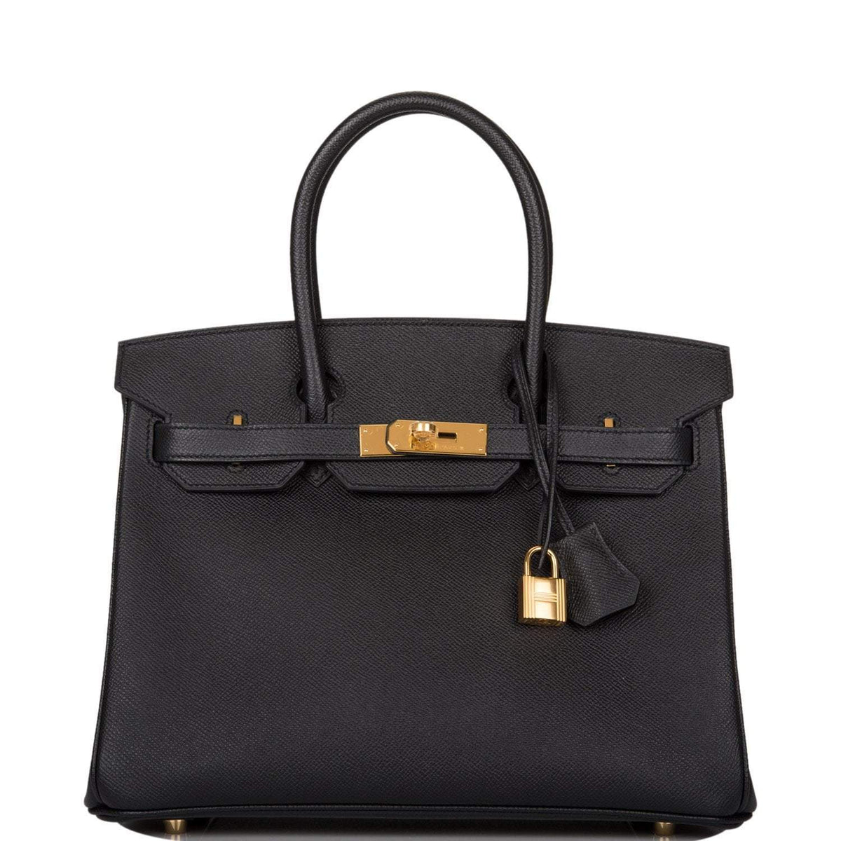 Hermes Birkin 30 Black Epsom Gold Hardware Hermes