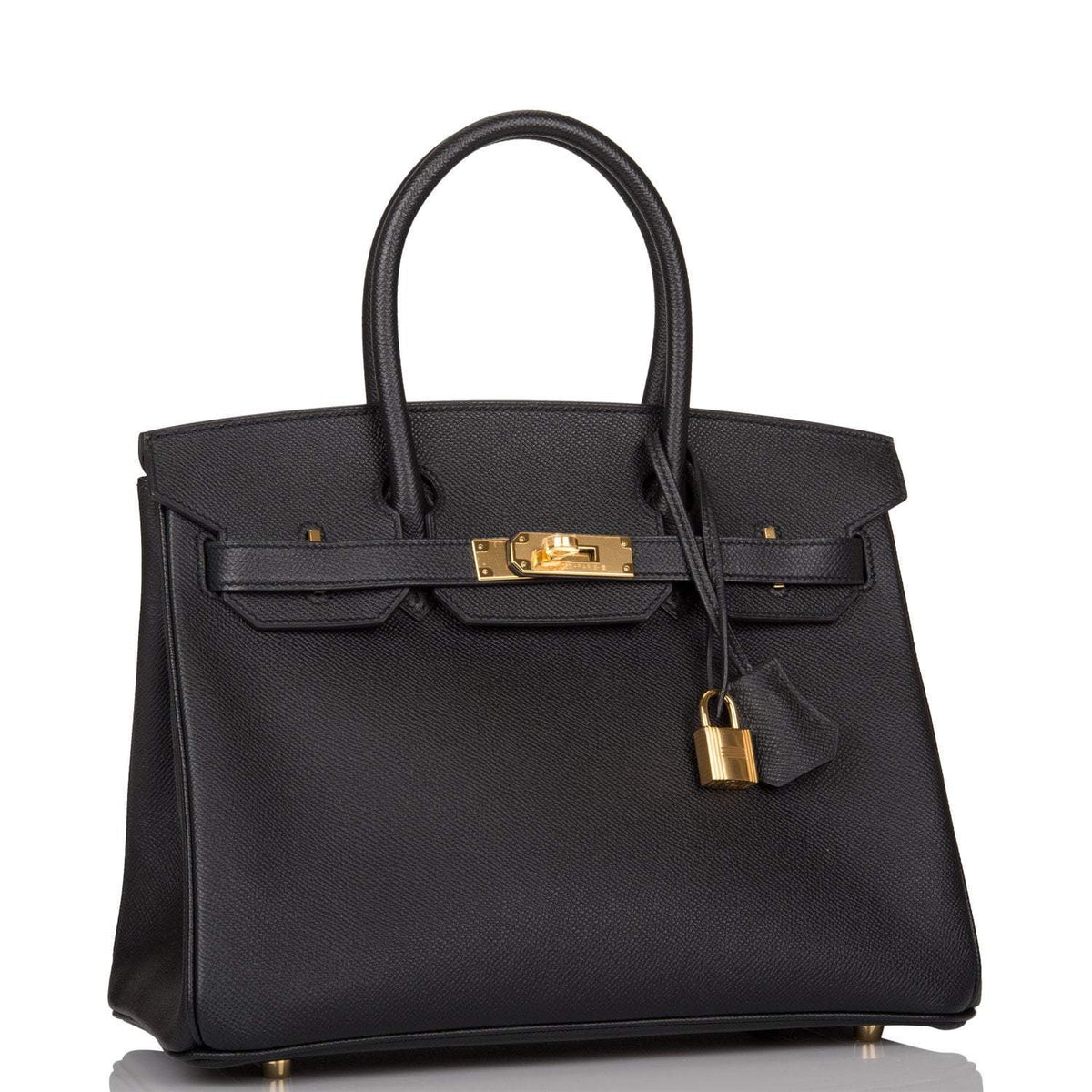 Hermes Birkin 30 Black Epsom Gold Hardware Hermes