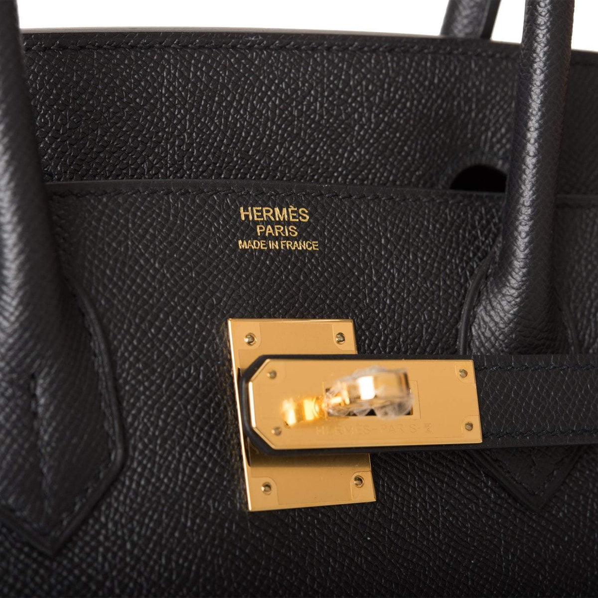 Hermes Birkin 30 Black Epsom Gold Hardware Hermes