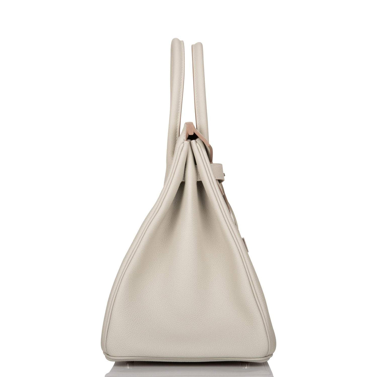 Hermes Gris Perle Togo Birkin 35cm Palladium Hardware BagAg