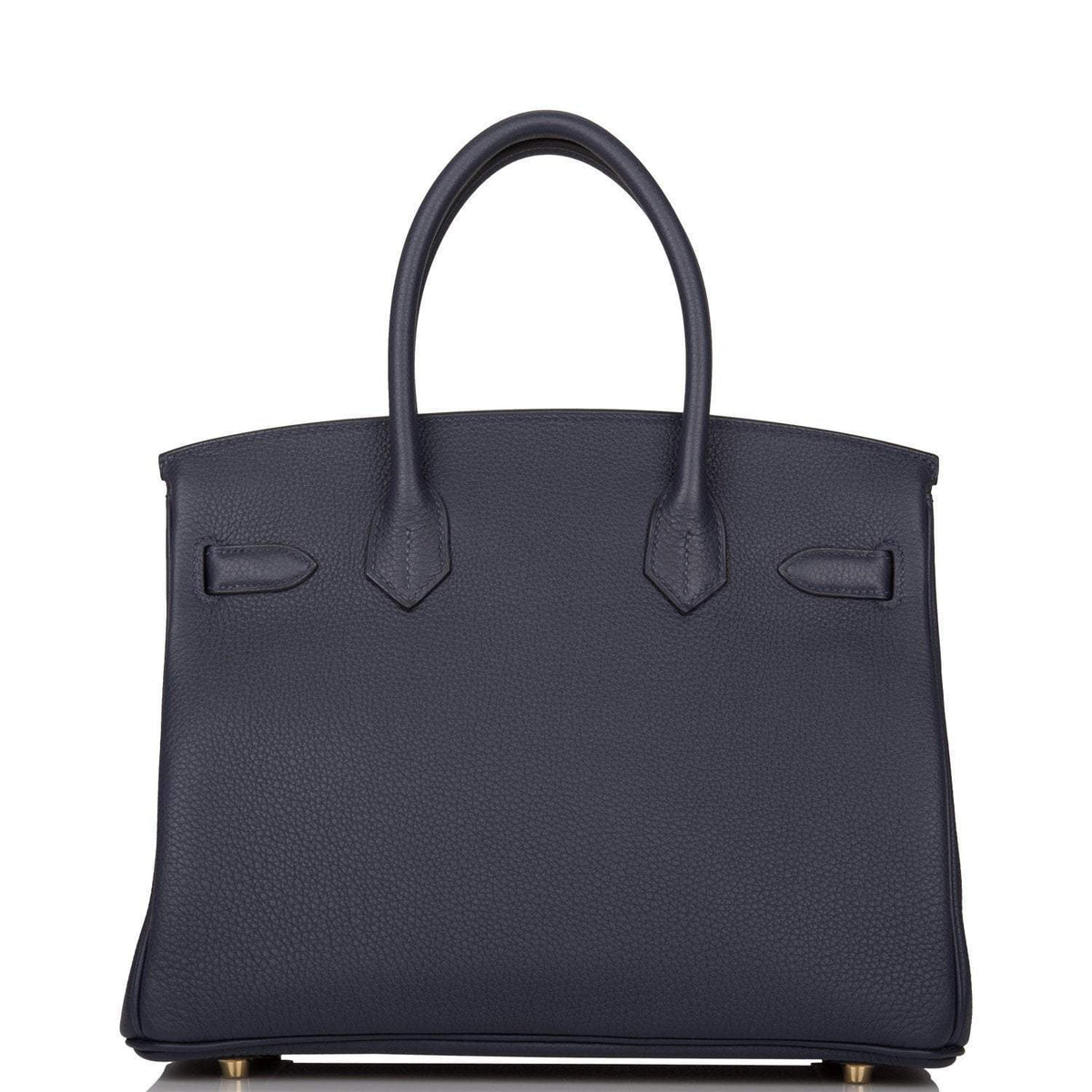 Hermes Bleu Nuit Togo Birkin 30cm Gold Hardware BagAg