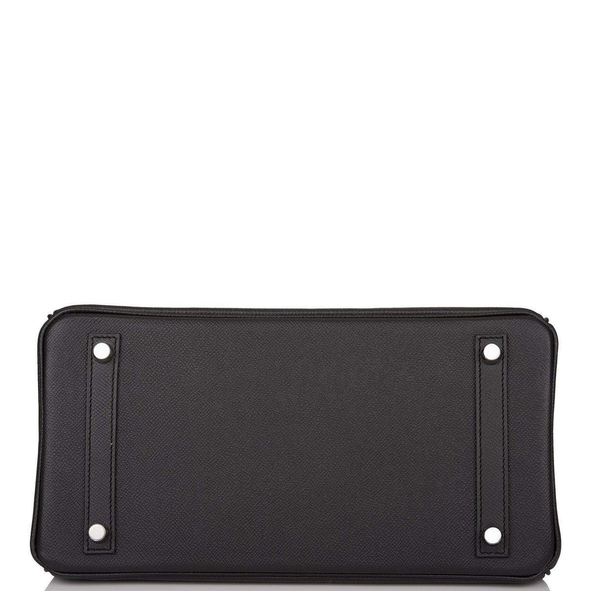 Hermes Black Epsom Birkin 30cm Palladium Hardware BagAg