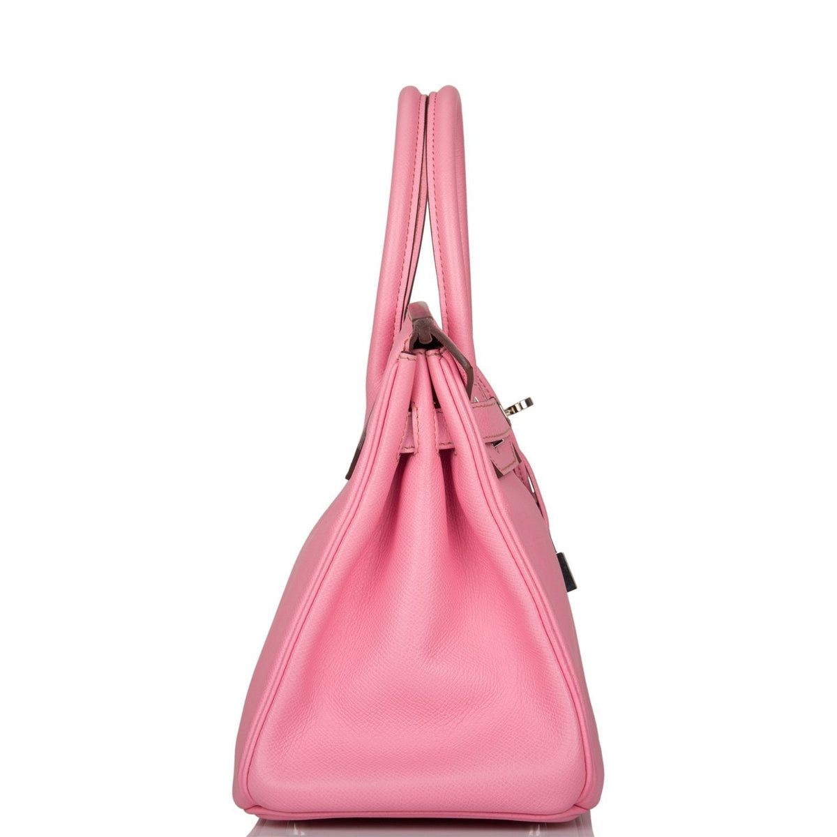 Pre-owned Hermes Birkin 30 Bubblegum 5P Epsom Palladium Hardware Hermes