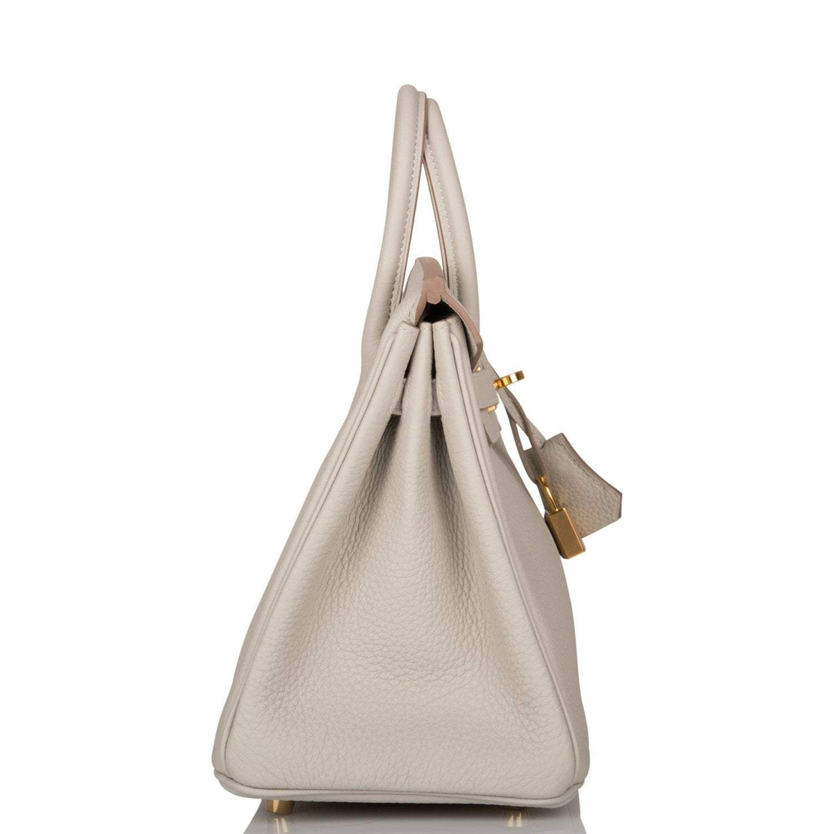 Hermes Birkin 25 Gris Perle Togo Gold Hardware Hermes