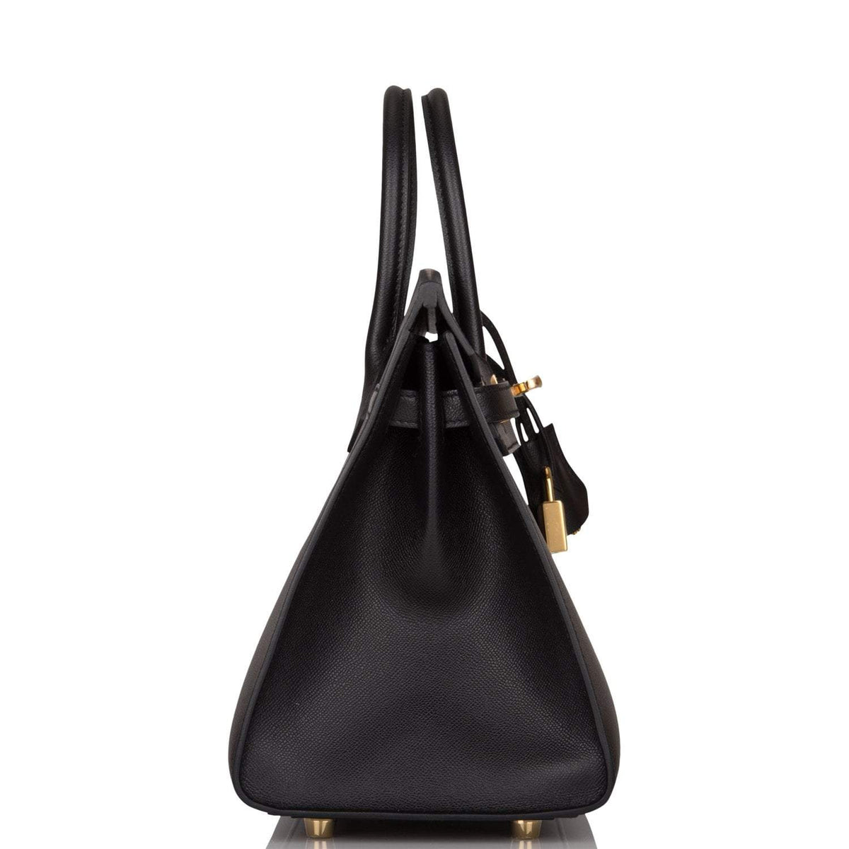 Hermes Black Veau Madame Sellier Birkin 25cm Gold Hardware Hermes