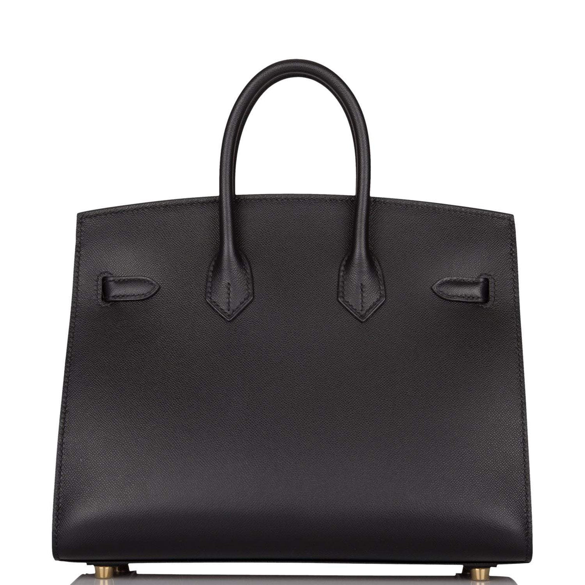 Hermes Black Veau Madame Sellier Birkin 25cm Gold Hardware Hermes