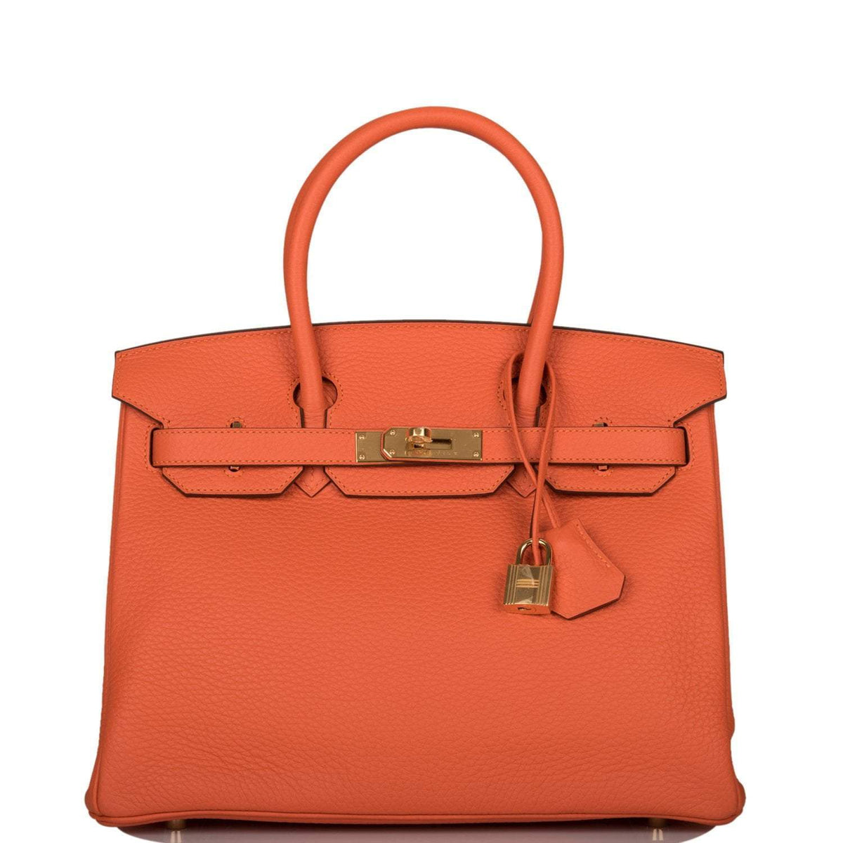 Hermes Feu Clemence Birkin 30cm Gold Hardware Hermes