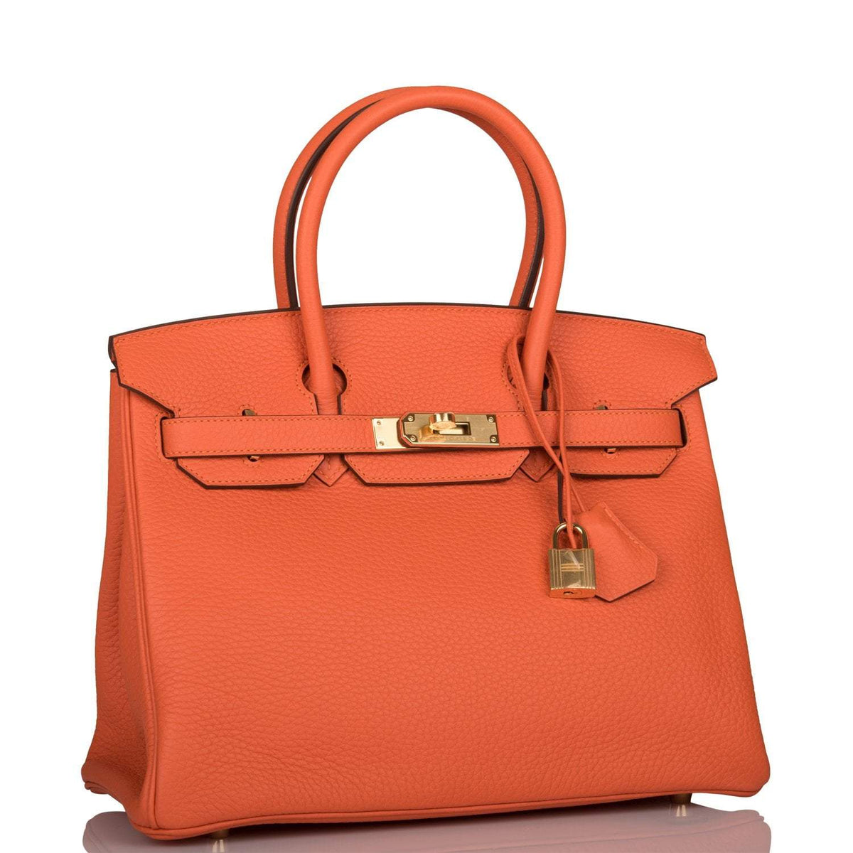 Hermes Feu Clemence Birkin 30cm Gold Hardware Hermes
