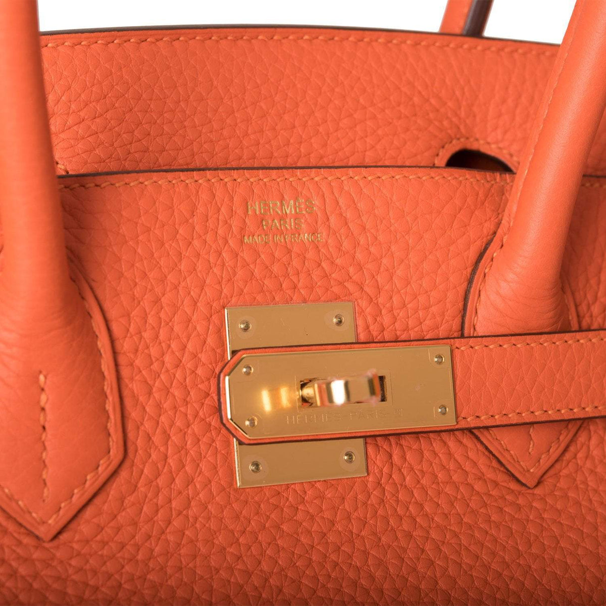 Hermes Feu Clemence Birkin 30cm Gold Hardware Hermes