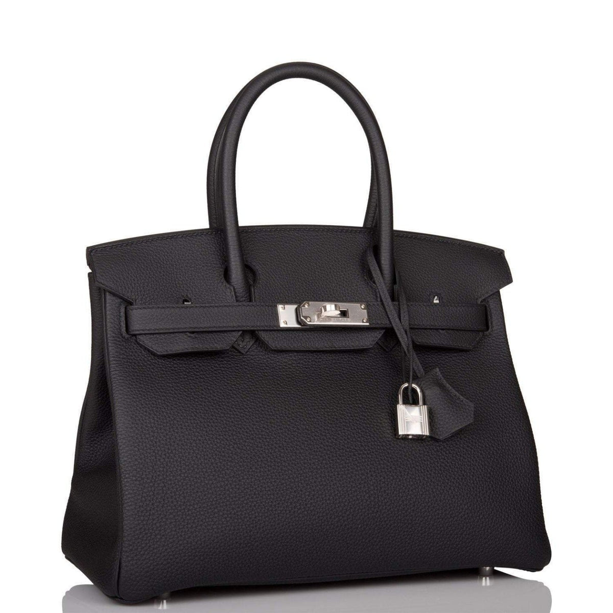 Hermes Black Togo Birkin 30cm Palladium Hardware BagAg