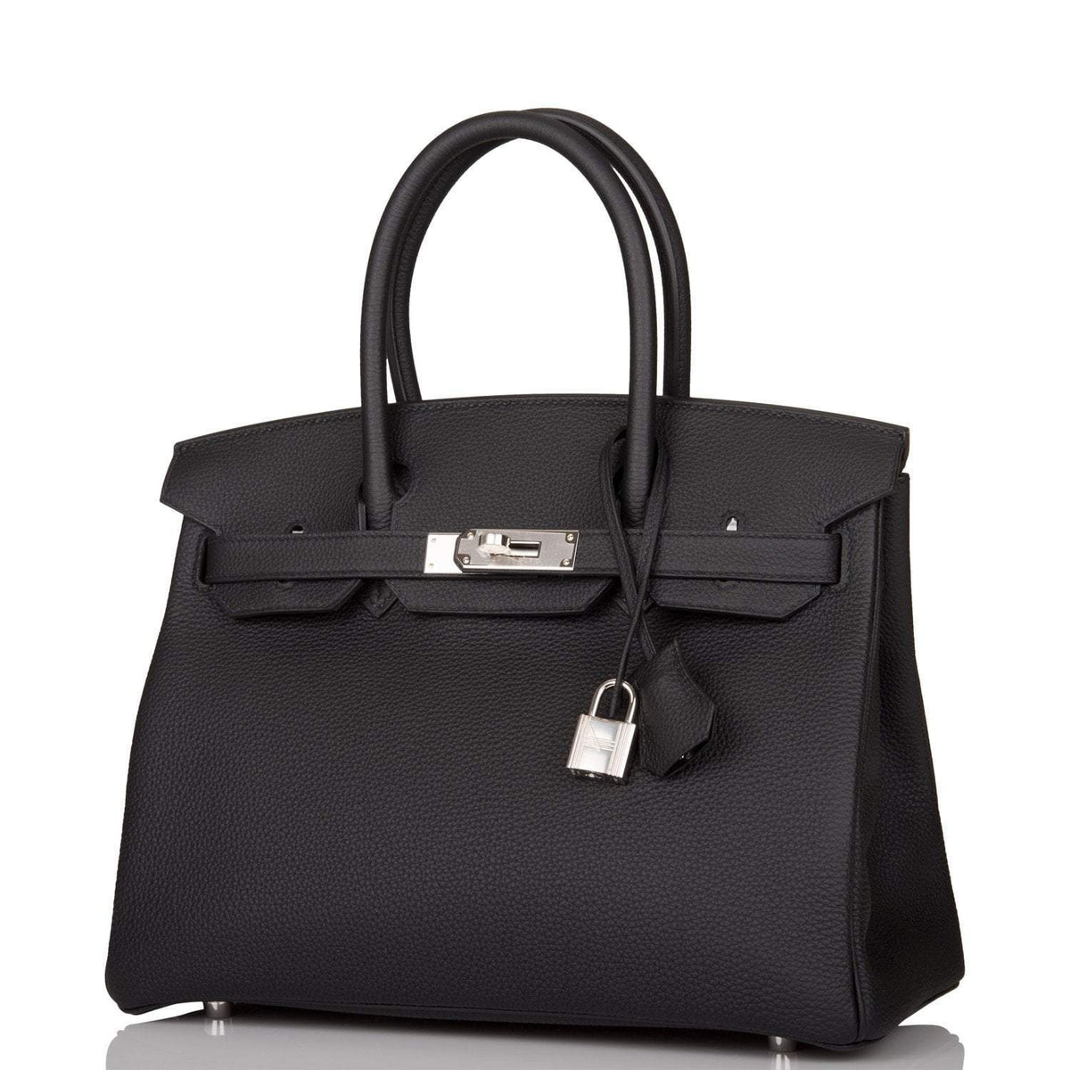 Hermes Black Togo Birkin 30cm Palladium Hardware BagAg