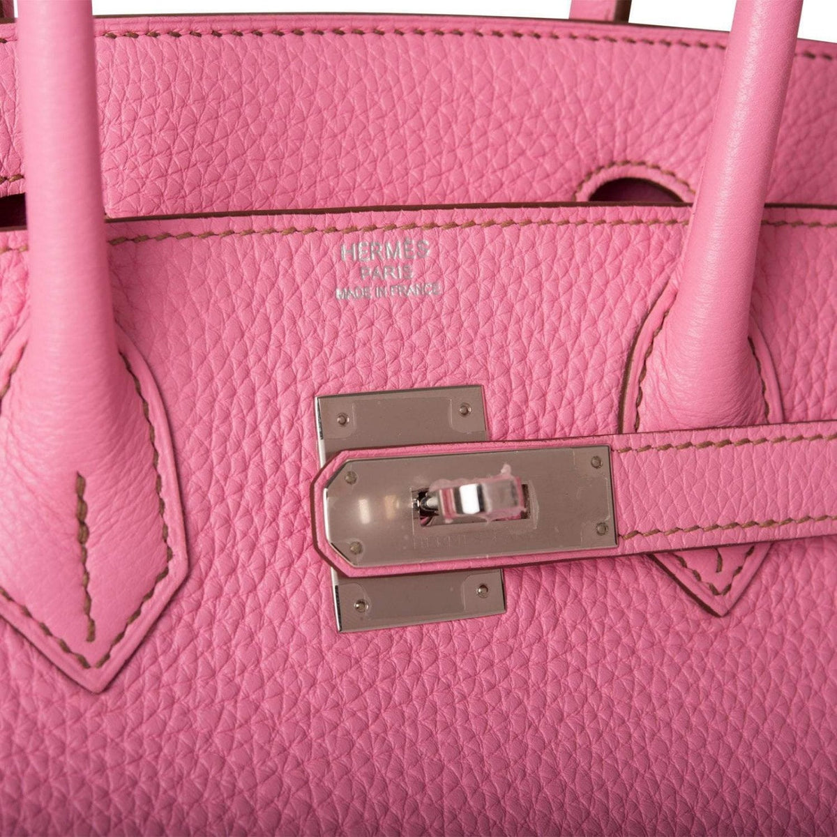 Hermes Bubblegum 5P Togo Birkin 30cm Palladium Hardware BagAg