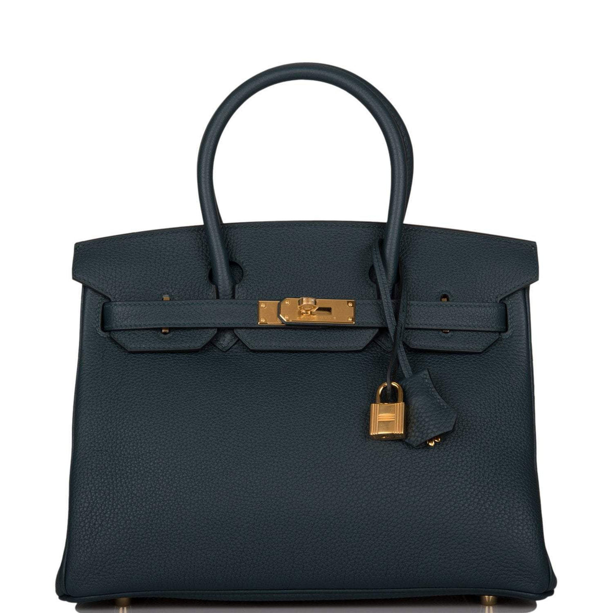 Hermes Birkin 30 Vert Cypress Clemence Gold Hardware Hermes