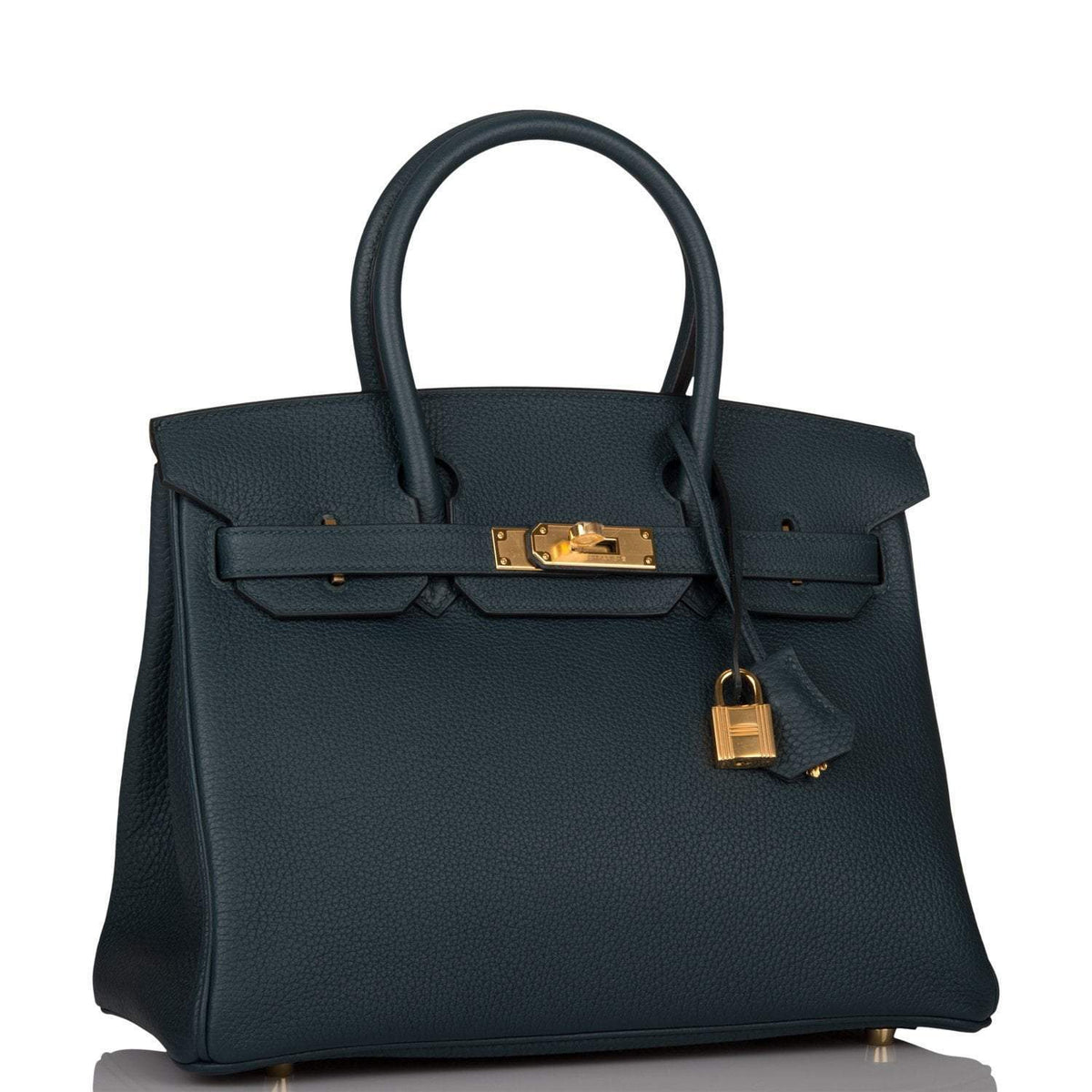 Hermes Birkin 30 Vert Cypress Clemence Gold Hardware Hermes