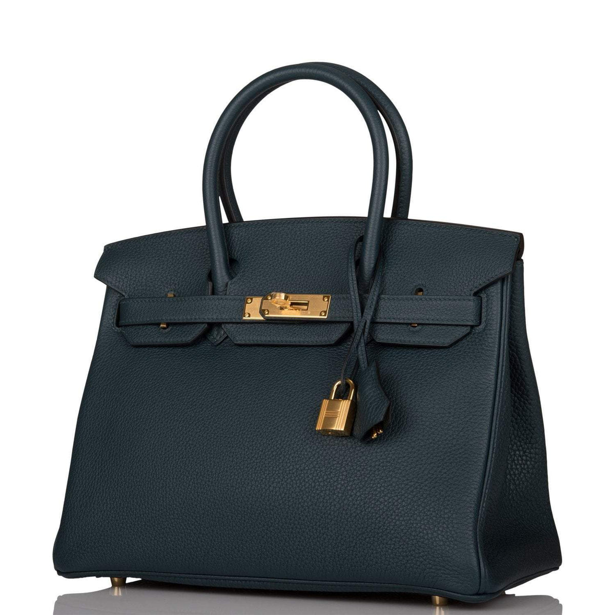 Hermes Birkin 30 Vert Cypress Clemence Gold Hardware Hermes