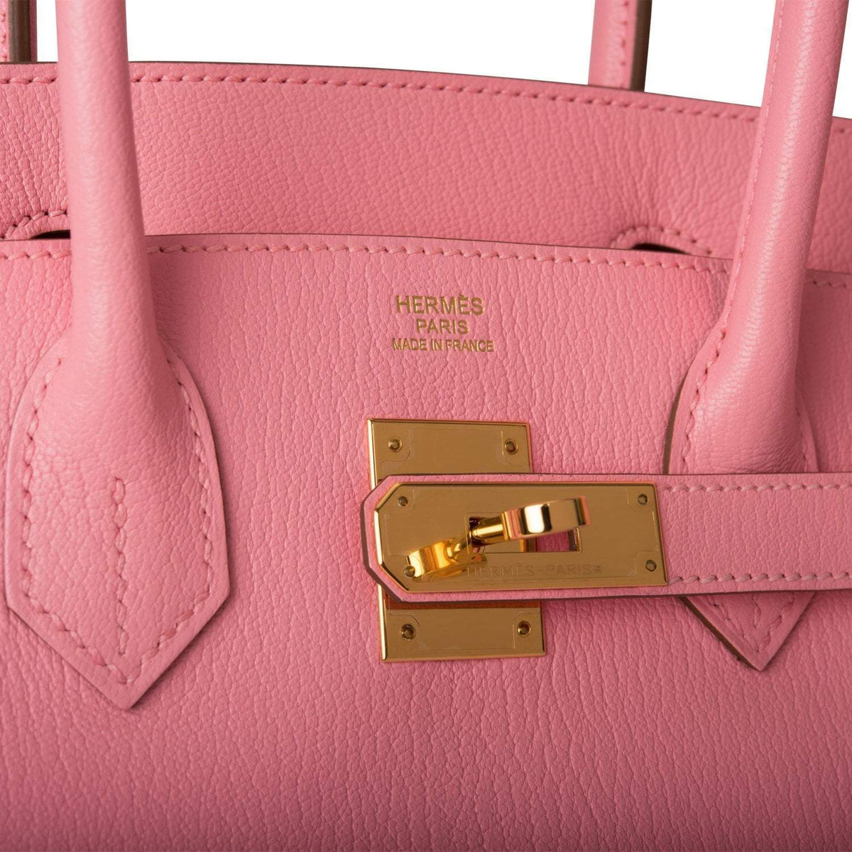 Hermes Rose Confetti Chevre Birkin 30cm Gold Hardware Deposit JW Hermes