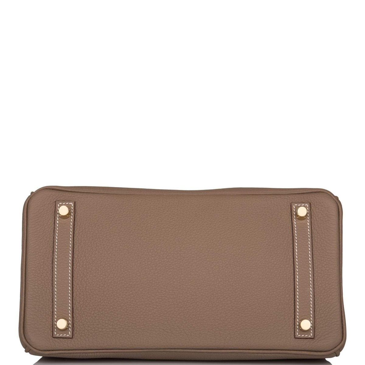Hermes Etoupe Togo Birkin 30cm Gold Hardware BagAg