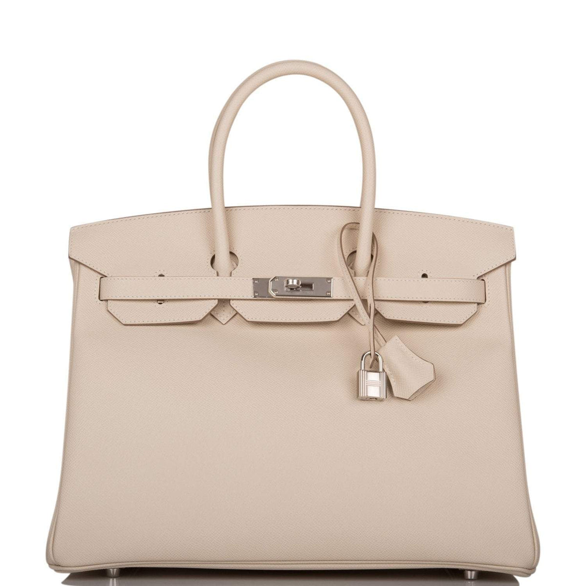 Hermes Craie Epsom Birkin 35cm Palladium Hardware BagAg