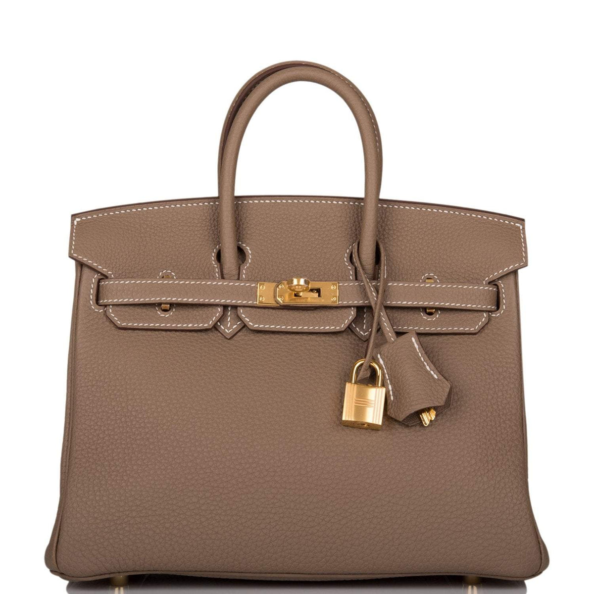 Hermes Birkin 25 Etoupe Togo Gold Hardware Hermes