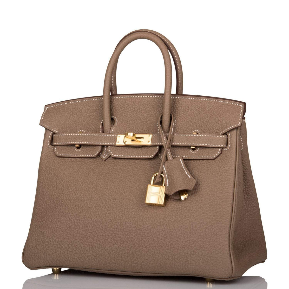 Hermes Birkin 25 Etoupe Togo Gold Hardware Hermes