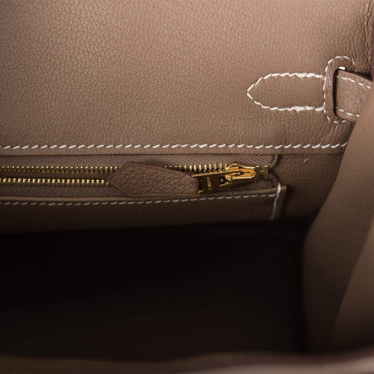 Hermes Birkin 25 Etoupe Togo Gold Hardware Hermes