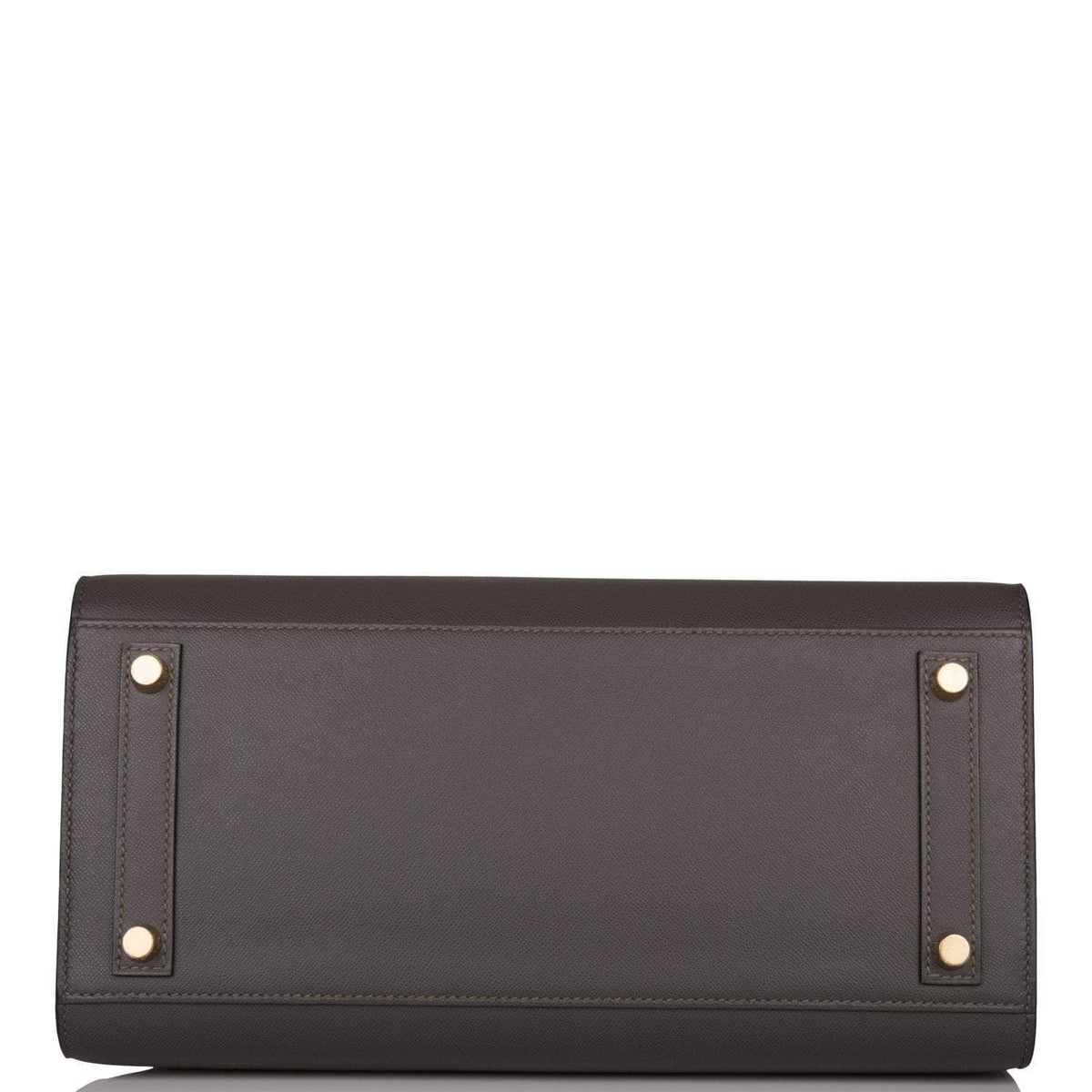 Hermes Graphite Veau Madame Sellier Birkin 30cm Gold Hardware BagAg