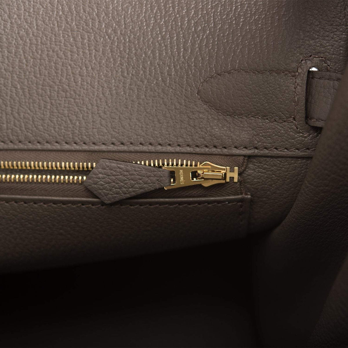 Hermes Etain Togo Birkin 30cm Rose Gold Hardware BagAg