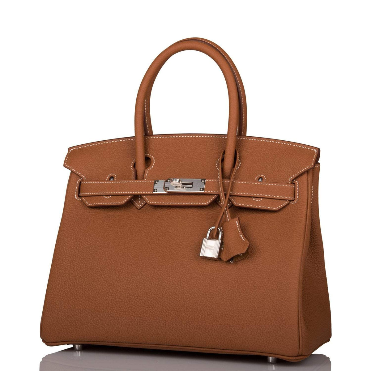 Hermes Gold Togo Birkin 30cm Palladium Hardware BagAg