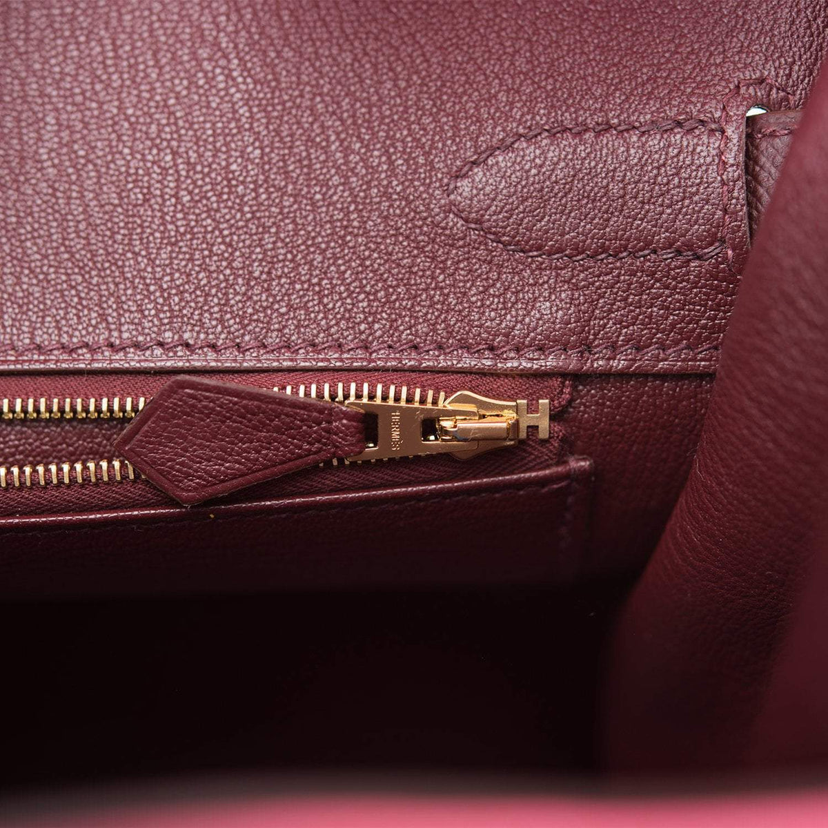 Hermes Birkin 30cm Bi-Color Rose Azalee and Bordeaux Epsom Gold Hardware Hermes