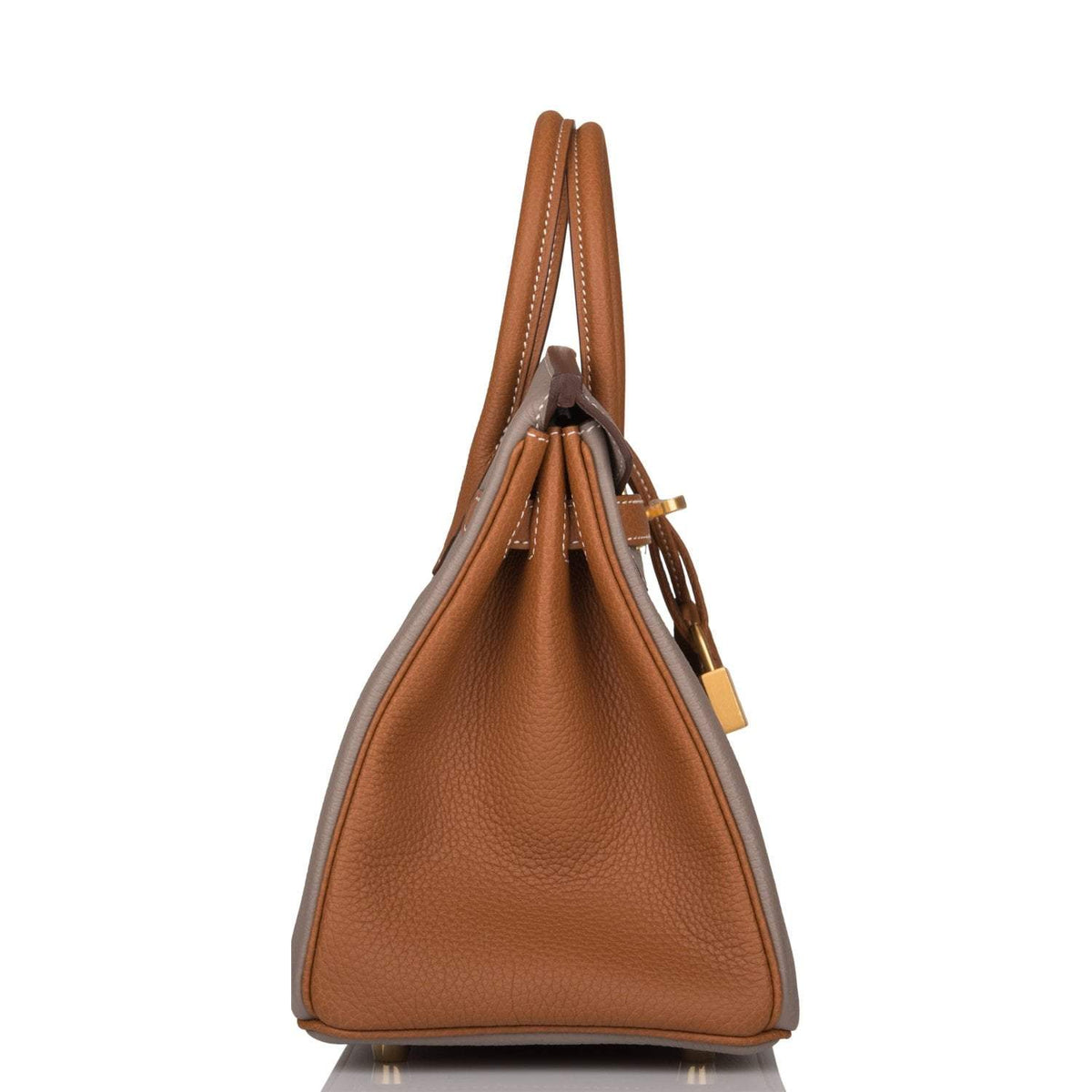 Hermes Birkin 25 Gris Asphalte and Gold Togo Brushed Gold Hardware Hermes