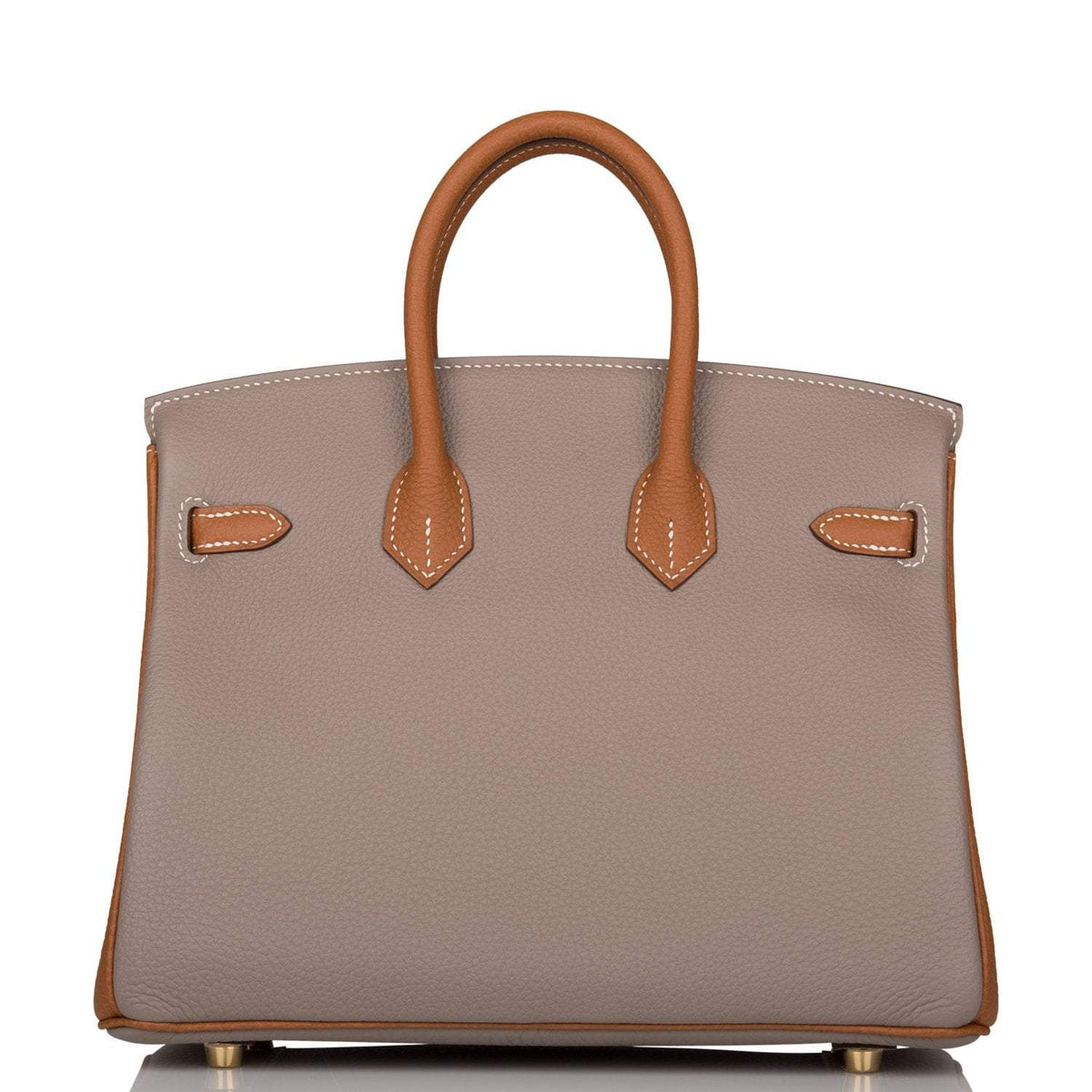 Hermes Birkin 25 Gris Asphalte and Gold Togo Brushed Gold Hardware Hermes
