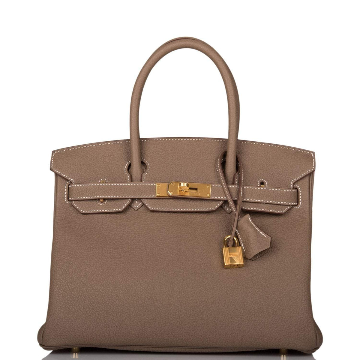 Hermes Birkin 30 Etoupe Togo Gold Hardware Hermes