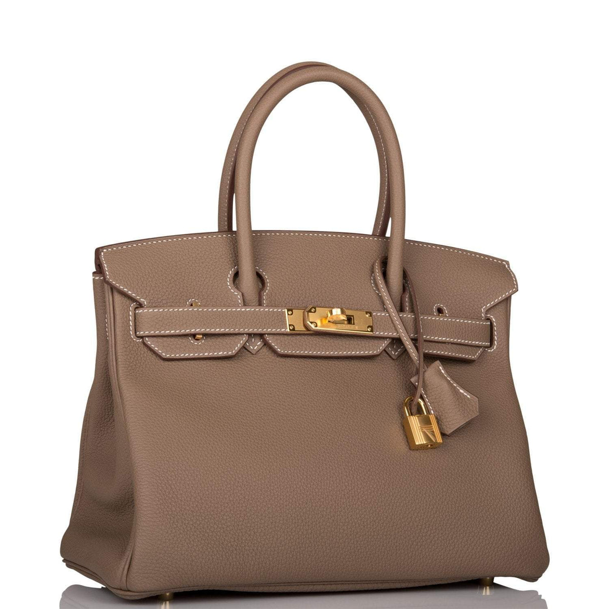 Hermes Birkin 30 Etoupe Togo Gold Hardware Hermes
