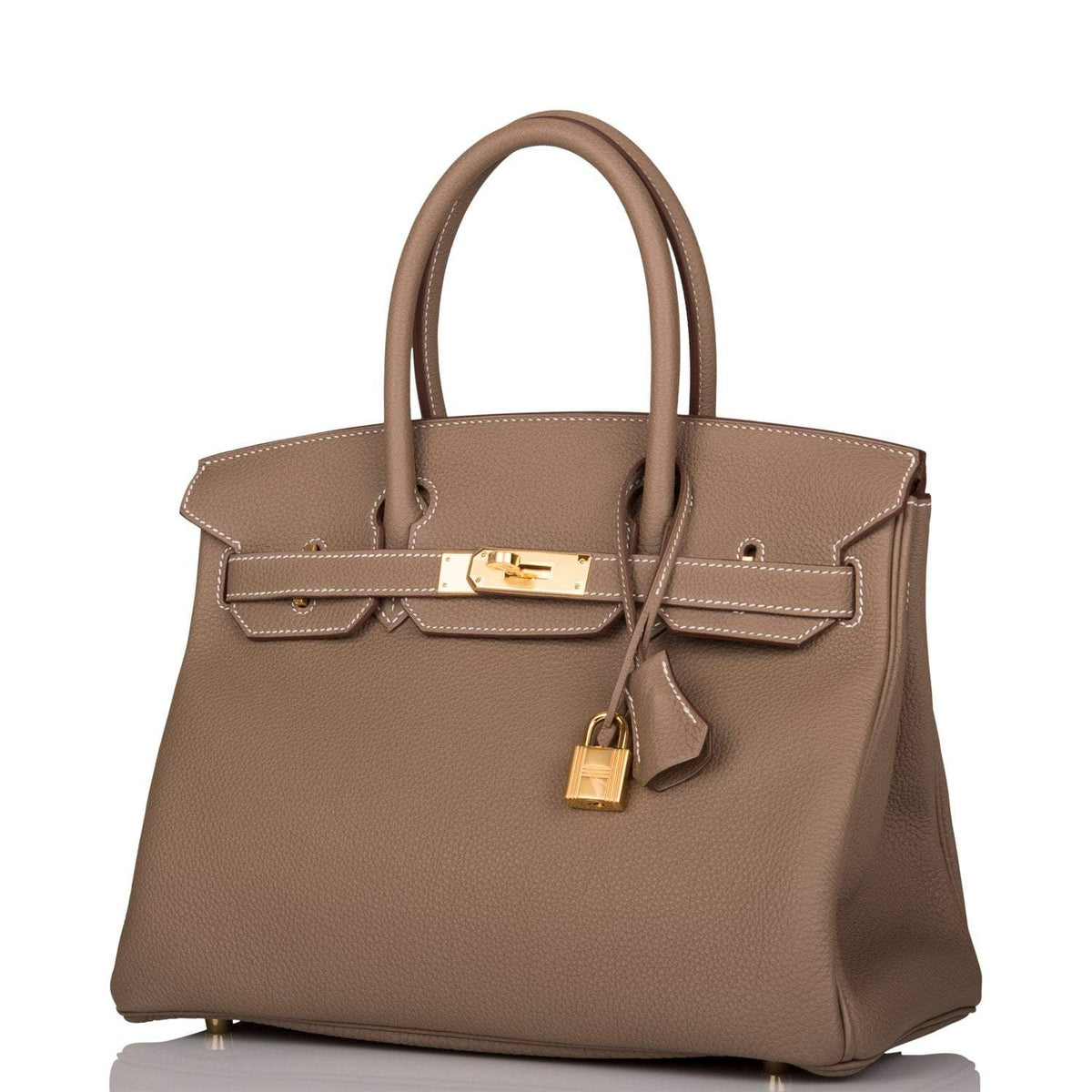Hermes Birkin 30 Etoupe Togo Gold Hardware Hermes