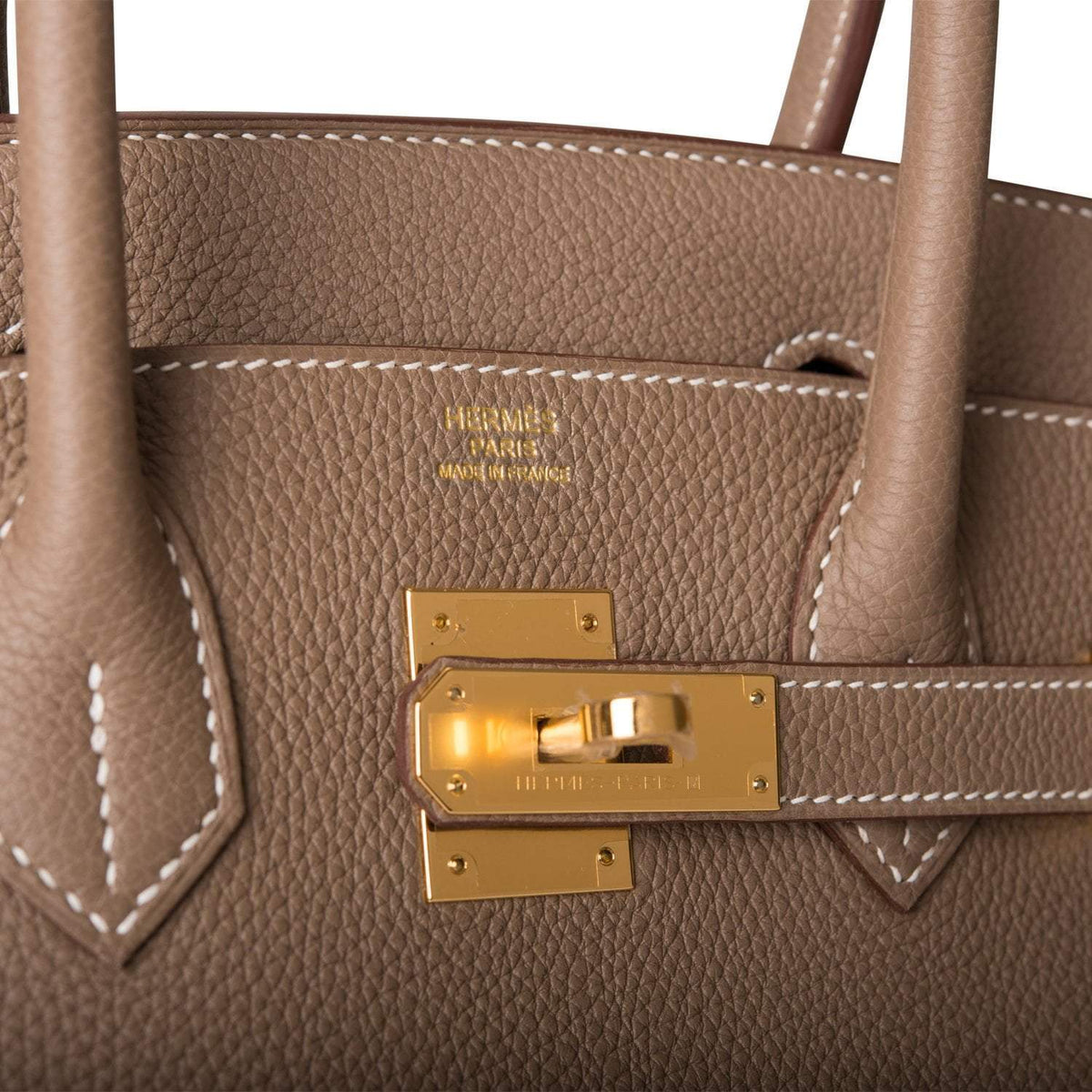 Hermes Birkin 30 Etoupe Togo Gold Hardware Hermes