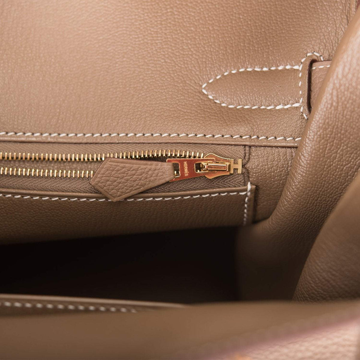 Hermes Birkin 30 Etoupe Togo Gold Hardware Hermes
