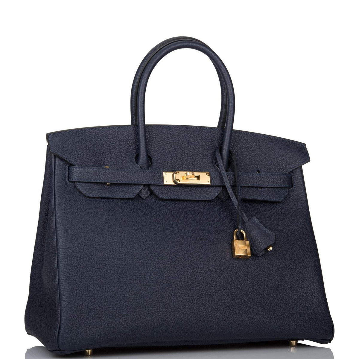 Hermes Bleu Nuit Togo Birkin 35cm Gold Hardware Hermes
