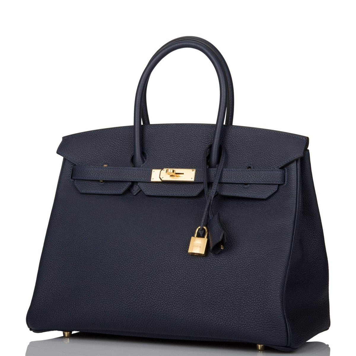 Hermes Bleu Nuit Togo Birkin 35cm Gold Hardware Hermes