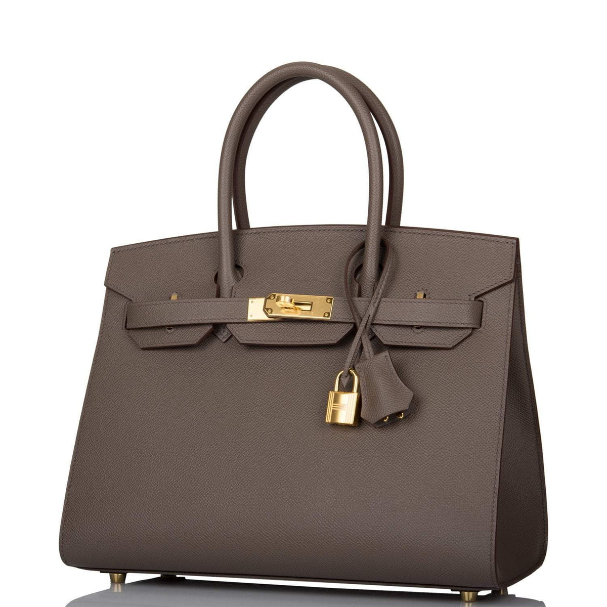 Hermes Etain Epsom Sellier Birkin 30cm Gold Hardware Hermes