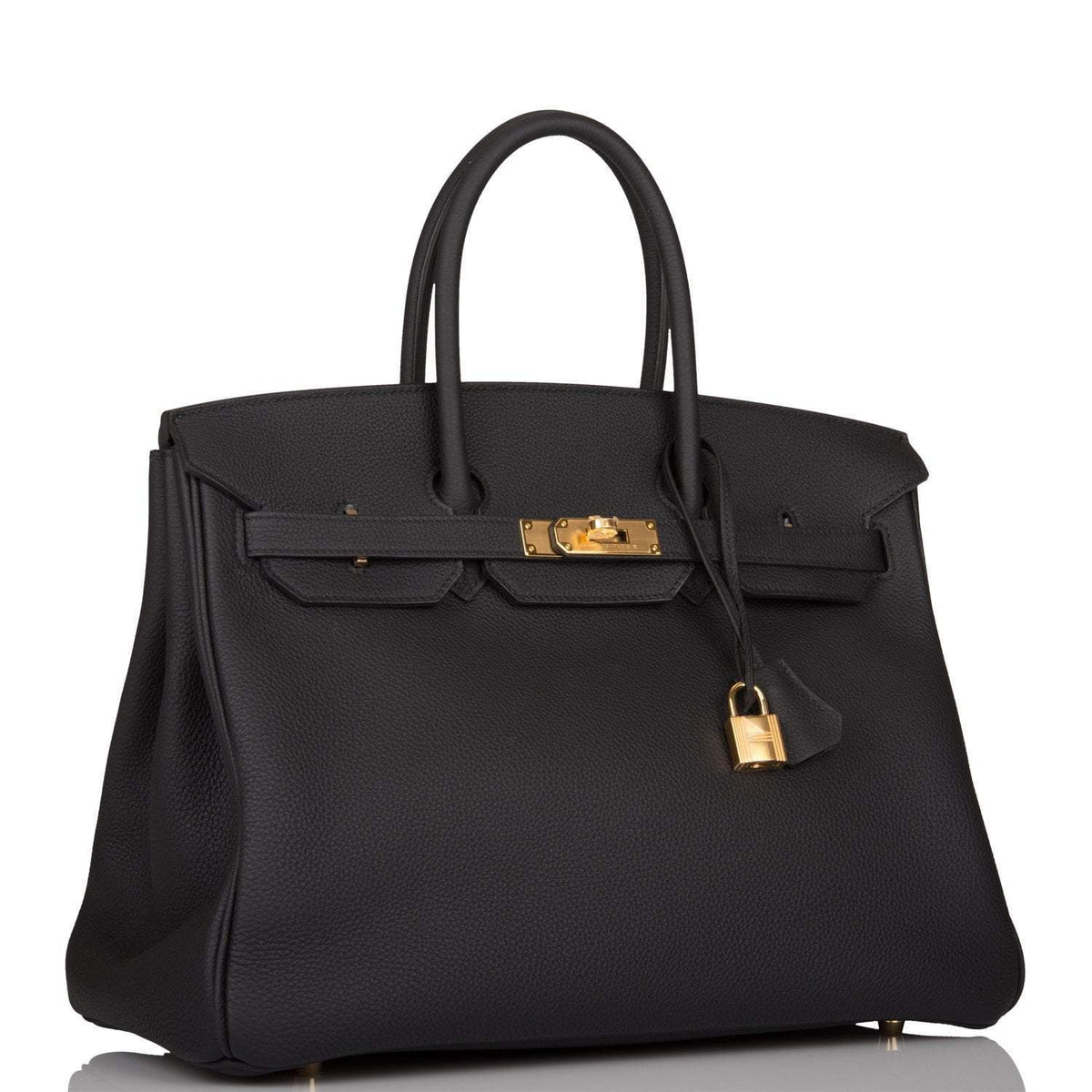 Hermes Birkin 35 Black Togo Gold Hardware Hermes