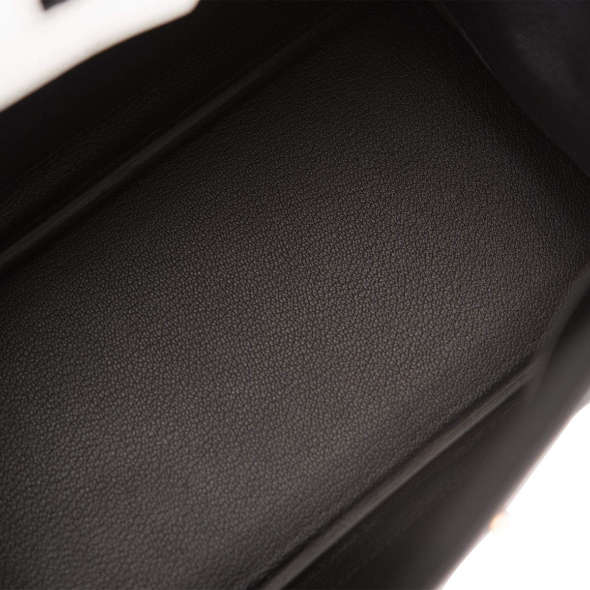 Birkin 25 Gris Perle and Black Chèvre Brushed Gold Hardware Hermes