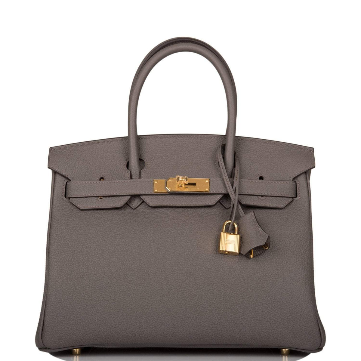 Hermes Birkin 30 Etain Togo Gold Hardware Hermes
