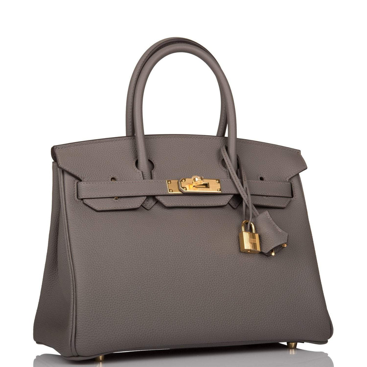 Hermes Birkin 30 Etain Togo Gold Hardware Hermes