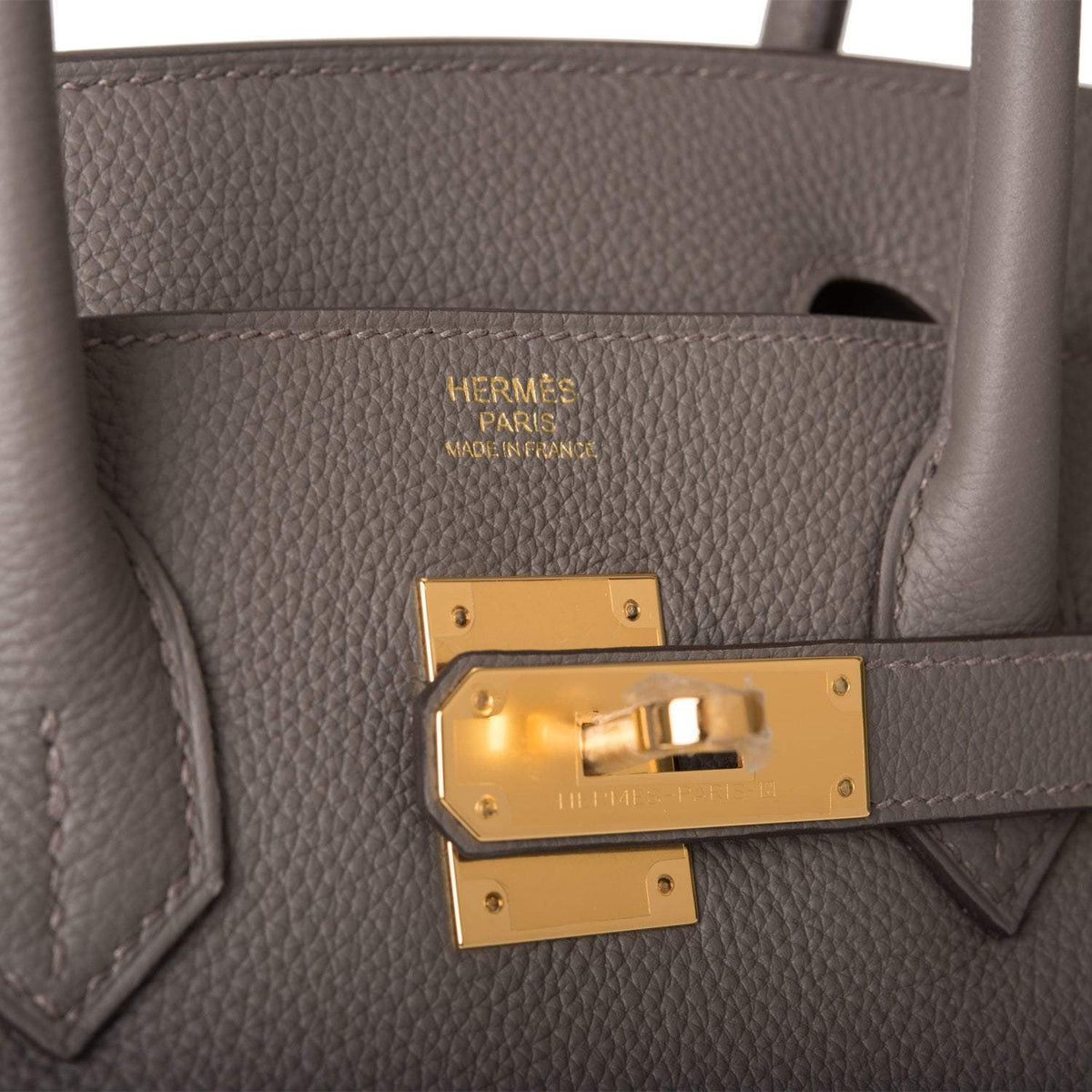 Hermes Birkin 30 Etain Togo Gold Hardware Hermes