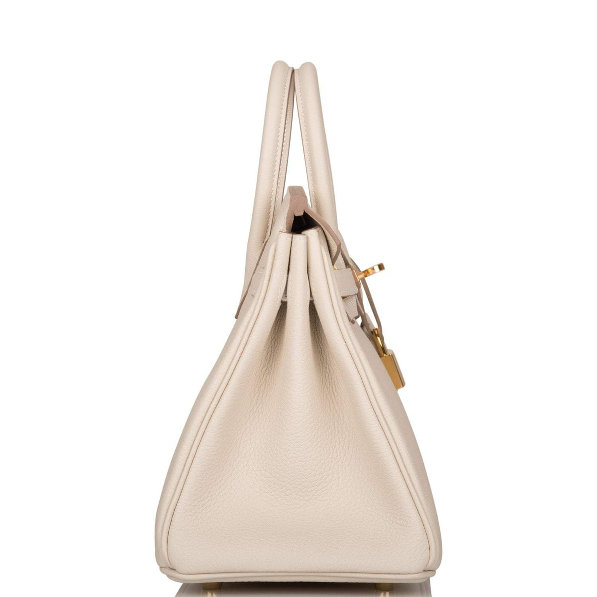 Hermes Birkin 25 Craie Togo Gold Hardware Hermes